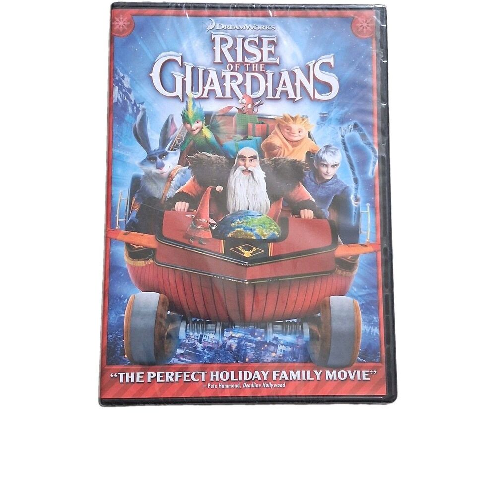 Rise Guardians DVD DreamWorks Animated Movie Jack Frost Santa Claus Family Film